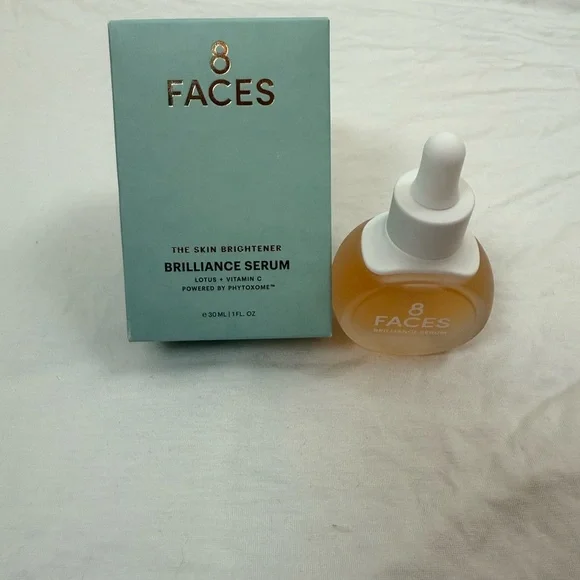 8 Faces Brilliance Serum 1 fl oz NIB Brand New